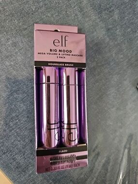 e.l.f. Big Mood Mega Volume & Lifting Mascara 2-Pack - Black